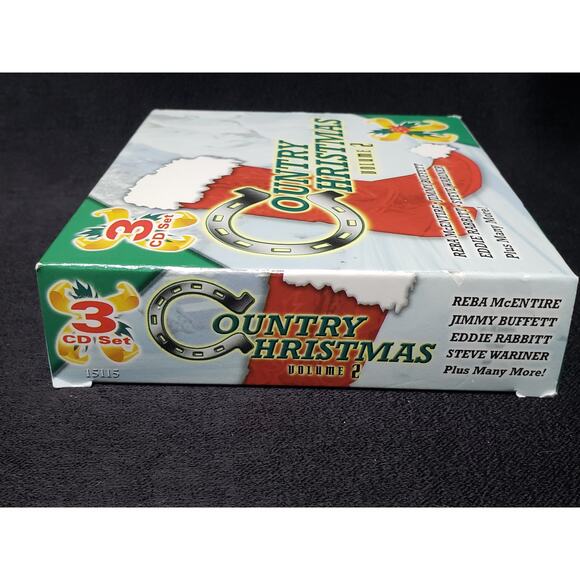Country Christmas Music Volume 2 Box Set 3 CD's | Reba McEntire Jimmy Buffett - Picture 6 of 6